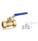 1/2" - 3/4" Lead Free Valves , Lever Operated Brass Ball Valve